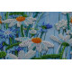 Bead Embroidery Kit on Art Canvas "Chamomile etude (Part 1)"