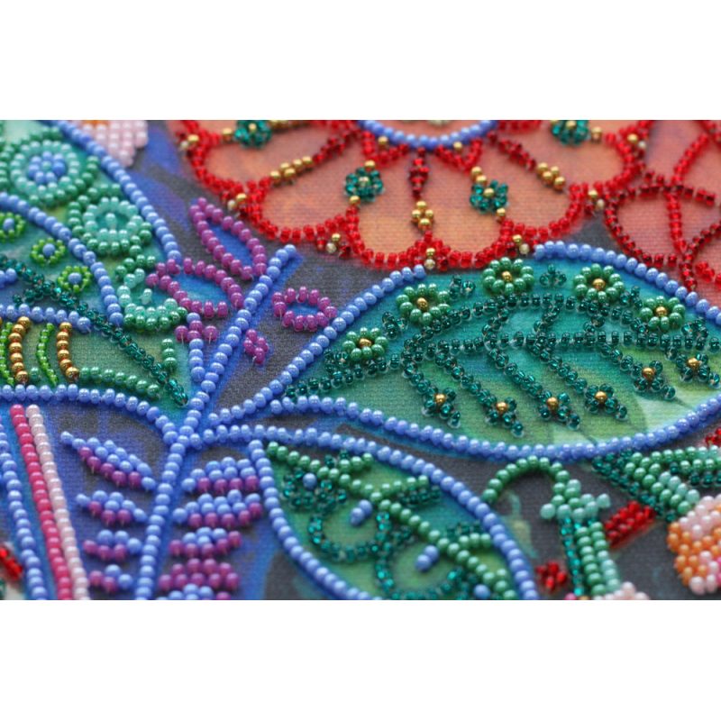 Bead Embroidery Kit on Art Canvas "Color magic"