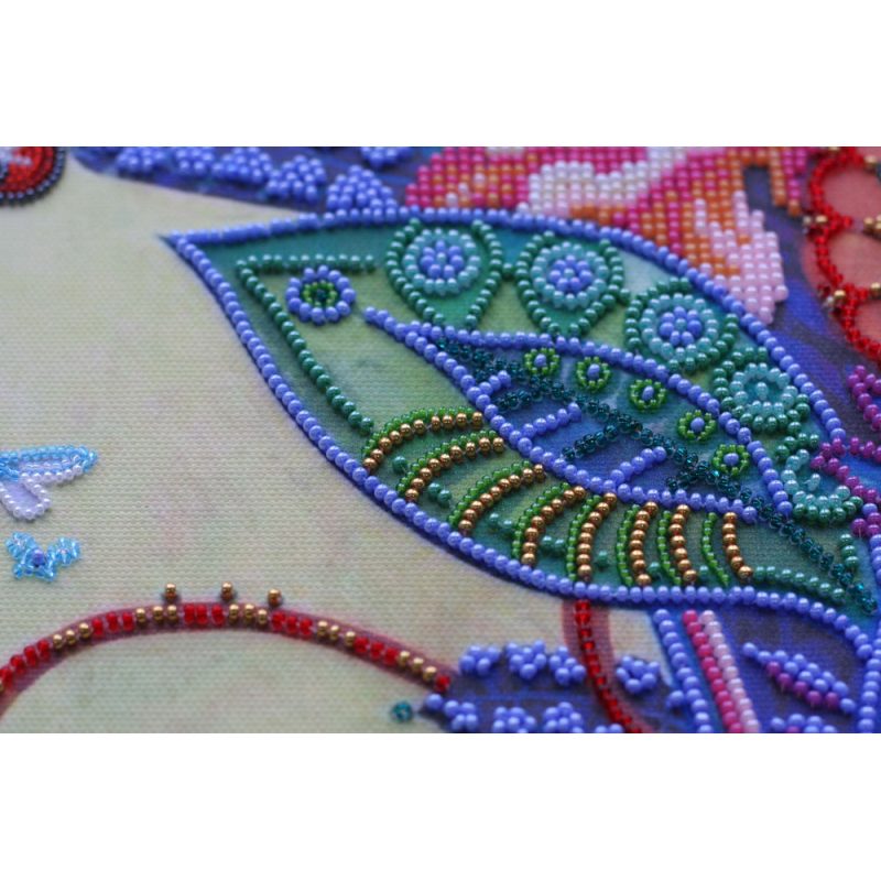 Bead Embroidery Kit on Art Canvas "Color magic"