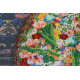 Bead Embroidery Kit on Art Canvas "Fairy-tale about a cat"