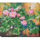 Bead Embroidery Kit on Art Canvas "Lotuses"