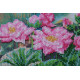 Bead Embroidery Kit on Art Canvas "Lotuses"