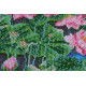 Bead Embroidery Kit on Art Canvas "Lotuses"
