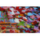 Bead Embroidery Kit on Art Canvas "In the colors of autumn"