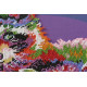 Bead Embroidery Kit on Art Canvas "Raccoons"