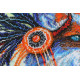 Bead Embroidery Kit on Art Canvas "Red fox"