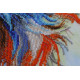 Bead Embroidery Kit on Art Canvas "Red fox"