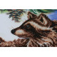 Bead Embroidery Kit on Art Canvas "Funny game"