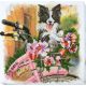 Bead Embroidery Kit on Art Canvas "Fascinating walk"