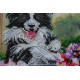 Bead Embroidery Kit on Art Canvas "Fascinating walk"