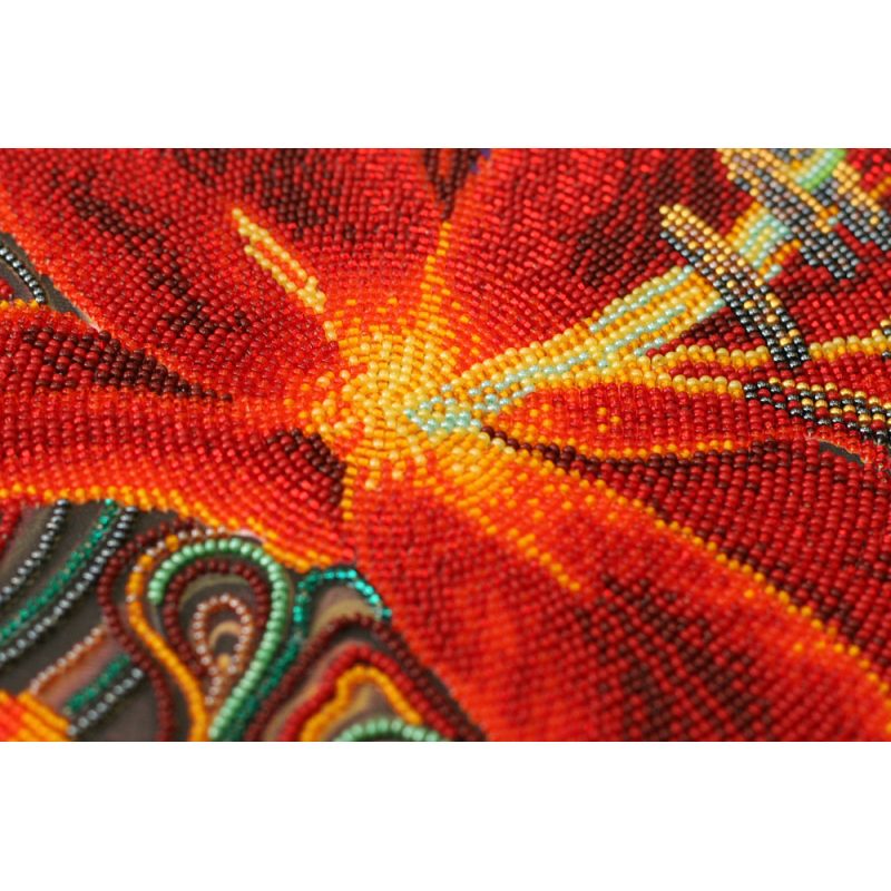 Bead Embroidery Kit on Art Canvas "Wonderful lily"