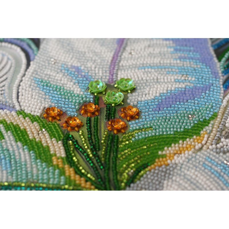 Bead Embroidery Kit on Art Canvas "Princess of the flora"