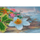 Bead Embroidery Kit on Art Canvas "Christmas bouquet"