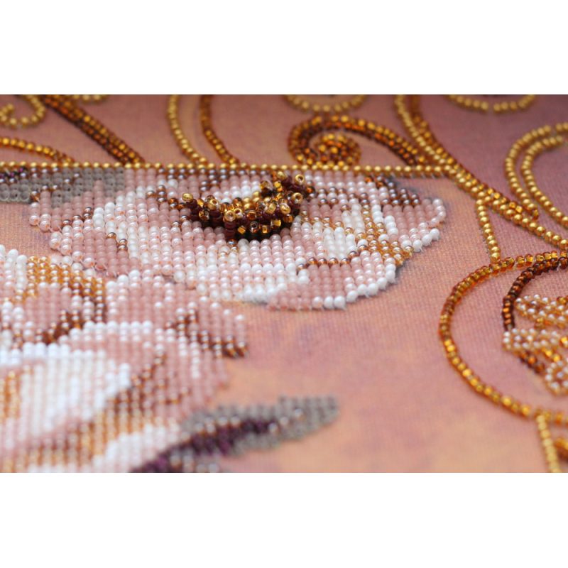 Bead Embroidery Kit on Art Canvas "Grisaille"
