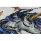 Bead Embroidery Kit on Art Canvas "Unicorn"