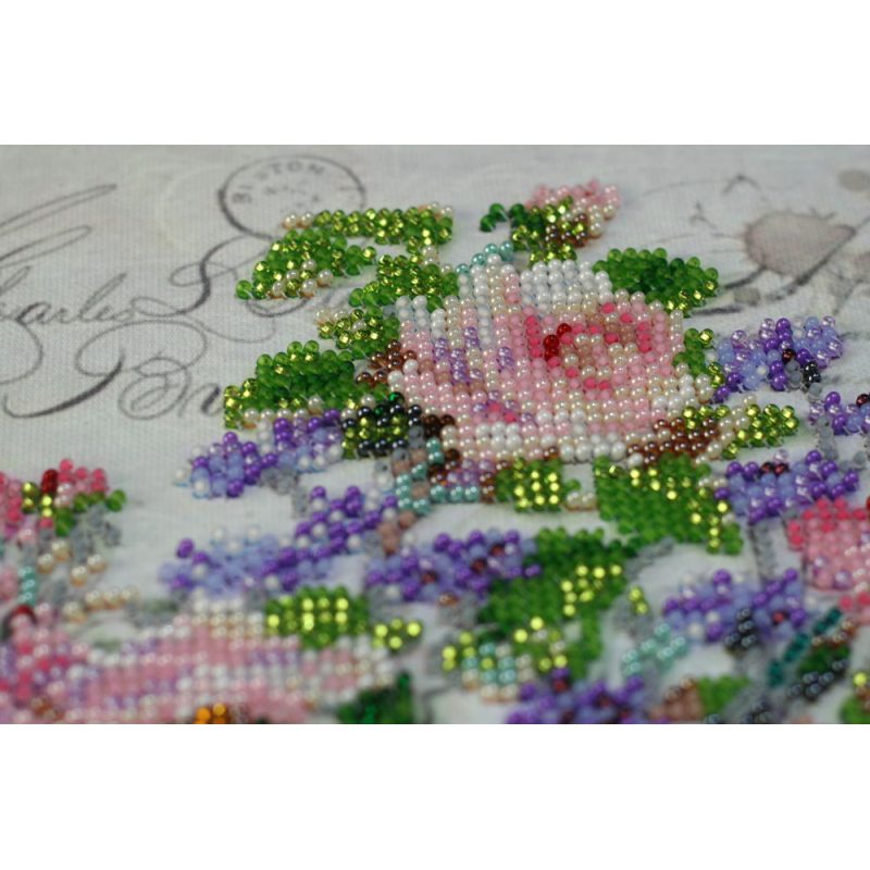 Bead Embroidery Kit on Art Canvas "Boyfriend hand"