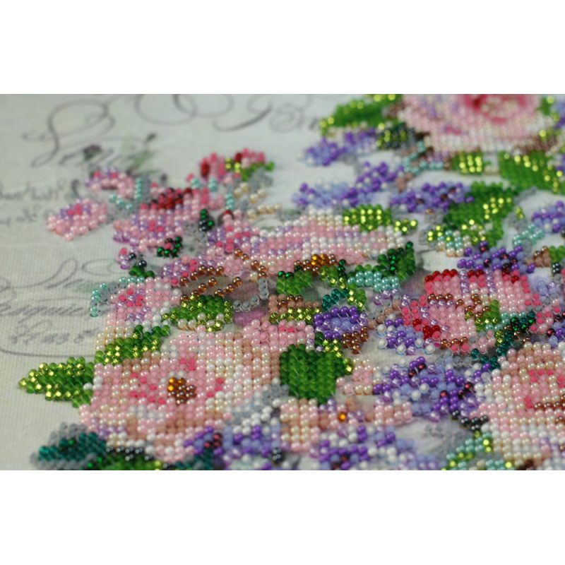 Bead Embroidery Kit on Art Canvas "Boyfriend hand"