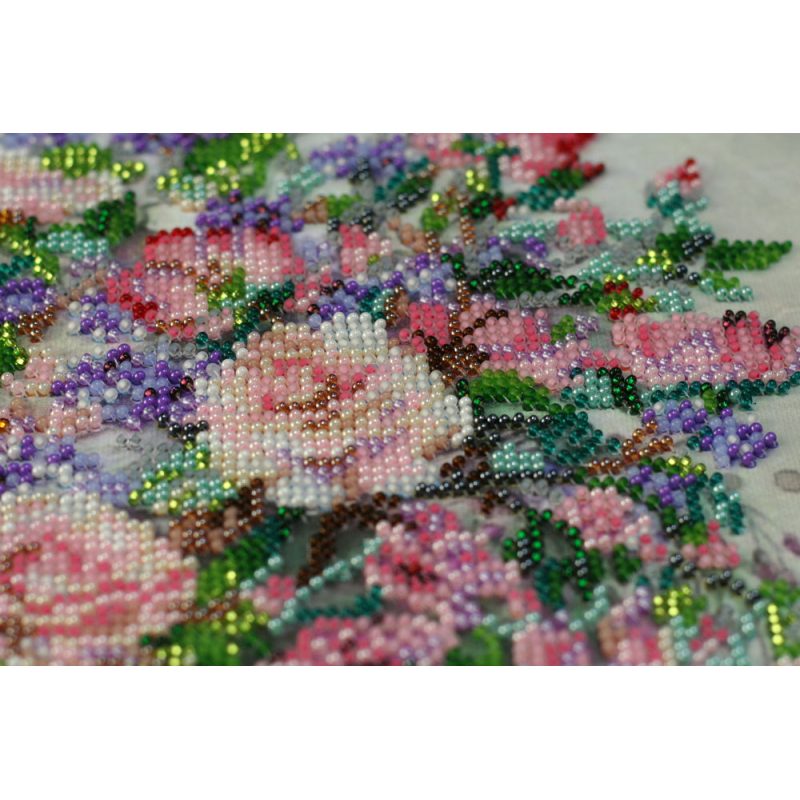 Bead Embroidery Kit on Art Canvas "Boyfriend hand"