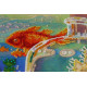Bead Embroidery Kit on Art Canvas "Wonder-city"