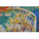 Bead Embroidery Kit on Art Canvas "Wonder-city"