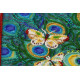 Bead Embroidery Kit on Art Canvas "Motley fan"