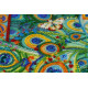 Bead Embroidery Kit on Art Canvas "Motley fan"