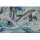 Bead Embroidery Kit on Art Canvas "Ploughing"