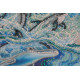 Bead Embroidery Kit on Art Canvas "Ploughing"