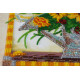 Bead Embroidery Kit on Art Canvas "Heat of summer"