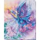 Bead Embroidery Kit on Art Canvas "Air step"