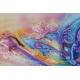 Bead Embroidery Kit on Art Canvas "Air step"