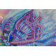 Bead Embroidery Kit on Art Canvas "Air step"