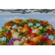 Bead Embroidery Kit on Art Canvas "Caravan of seasons"
