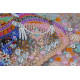 Bead Embroidery Kit on Art Canvas "Miracle of India"