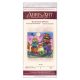 Bead Embroidery Kit on Art Canvas "Under the colored skies"