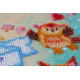 Bead Embroidery Kit on Art Canvas "Metrics"