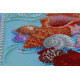 Bead Embroidery Kit on Art Canvas "Azure coast"