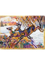 Bead Embroidery Kit on Art Canvas "For spring"