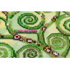 Bead Embroidery Kit on Art Canvas "Summer tree of life"