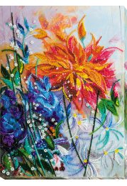 Bead Embroidery Kit on Art Canvas "Vivid"