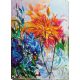 Bead Embroidery Kit on Art Canvas "Vivid"