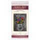 Bead Embroidery Kit on Art Canvas "Welcome"