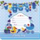 Bead Embroidery Kit on Art Canvas "Metric for a boy"