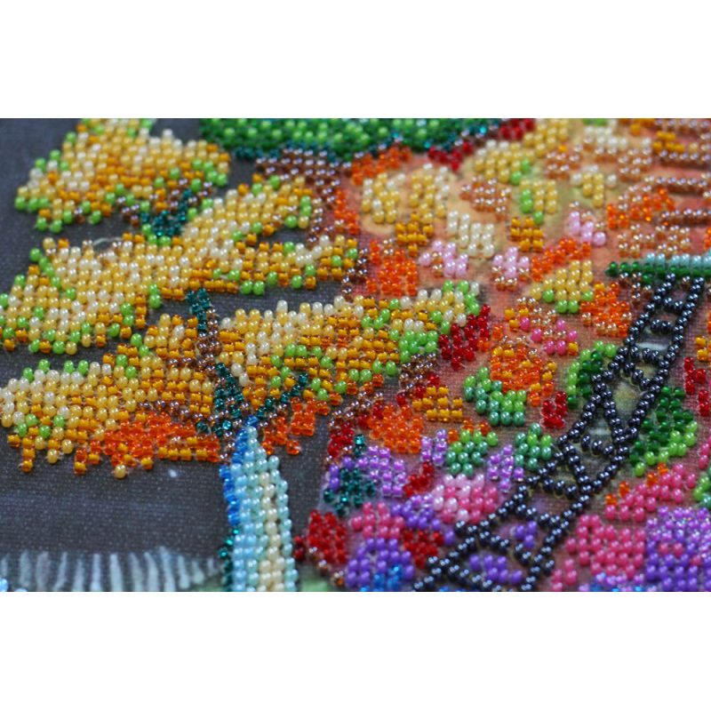 Bead Embroidery Kit on Art Canvas "Dreams under the stars"