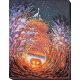 Bead Embroidery Kit on Art Canvas "Nest"