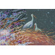Bead Embroidery Kit on Art Canvas "Nest"