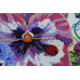 Bead Embroidery Kit on Art Canvas "Heart's-ease"