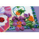 Bead Embroidery Kit on Art Canvas "Heart's-ease"