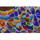 Bead Embroidery Kit on Art Canvas "Park Guell"