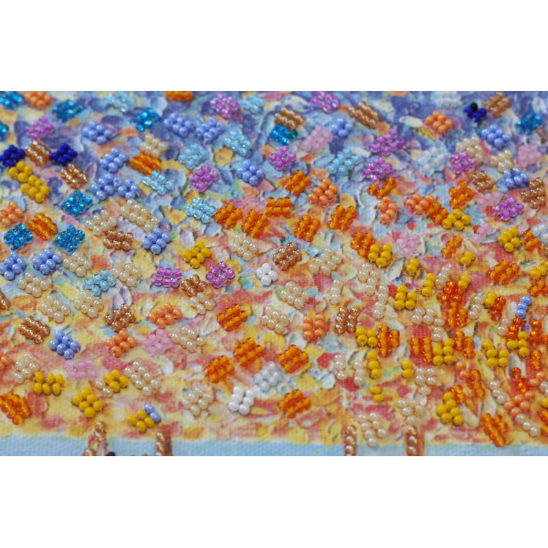 Bead Embroidery Kit on Art Canvas "Park Guell"